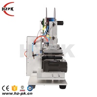 HZPK — etiqueteuse de codes-barres semi-automatique, boîte plate en plastique, autocollant et gourde, machine de dépose de codes à barres, semi-automatique,