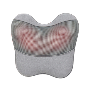 Almohada de Masaje Eléctrica Portátil con Calor y Vibración, Masajeador de Espalda <span class=keywords><strong>Shiatsu</strong></span> para Alivio del Dolor, para Hogar, Auto y Viajes - Product Image 1