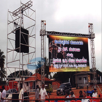 Extérieur P3.91 500*500mm moulage sous pression en aluminium location publicité panneau d'affichage numérique Led scène fond affichage