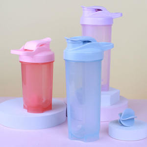 Protien-botella de agua deportiva con logotipo portátil personalizable, botella de agua deportiva con aislamiento, transparente, más fría - Product Image 5