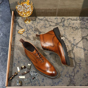 Zapatos de Vestir Formales de Cuero Genuino de Alta Calidad para Negocios y Bodas, con Suela Gruesa de Masaje en Forma de Corazón para Verano y Otoño, Zapatos Elevadores - Product Image 2