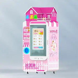 Máquina dispensadora de helados automática, fabricante de helados inteligente profesional