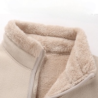 Veste polaire réversible pour homme, double face, patchwork, écologique, coupe-vent, respirante, style athleisure décontracté, coupe ajustée, tendance urbaine