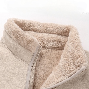 <strong>Men's</strong> Reversible Fleece <strong>Jacket</strong> Double-faced <strong>Shearling</strong> Coat Windproof Athleisure Casual Wear Plus Size Wholesale Factory Oem Odm - Product Image 4