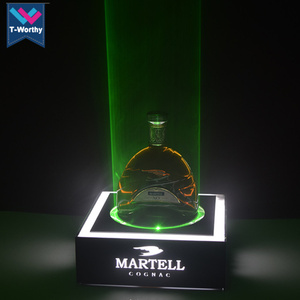 Présentoir de bouteille LED personnalisé T-Worthy pour boîte de nuit <span class=keywords><strong>XO</strong></span> Vodka, service VIP, éclairage laser LED, présentoir lumineux - Product Image 2