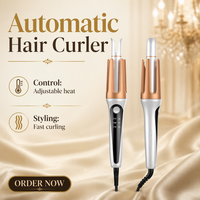 Torlin Verified Fer à boucler automatique en céramique à baril large pour boucles spirales, idéal pour les voyages en famille, les mariages et les fêtes