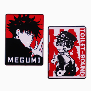 Vente en gros de badges en émail dur personnalisés imprimés en 3D, badges pour revers et chapeaux sur le thème de l'anime - Product Image 2