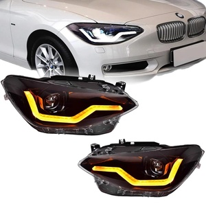 Fari LED Specializzati CG per Serie 1 <span class=keywords><strong>F20</strong></span> (2012-2015) <span class=keywords><strong>116i</strong></span>/118i con Materiale PC e Indicatori di Direzione Modificati - Product Image 5