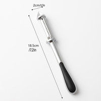 Éplucheur à julienne en acier inoxydable, trancheuse à légumes, poignée antidérapante, râpe manuelle multifonction pour pommes de terre et carottes, gadget de cuisine