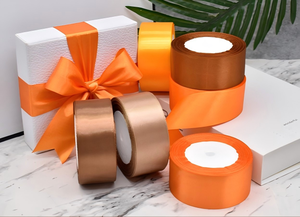 Elegant Bright Color Smooth Glossy Satin <b>Ribbon</b> for Gift Packaging <b>Wedding</b> Floral DIY Decoration - Product Image 4