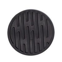 Sous-verre en silicone personnalisé au design moderne, diamètre 10 cm, motif linéaire, isolant thermique, antidérapant, pour tasses et comme set de table
