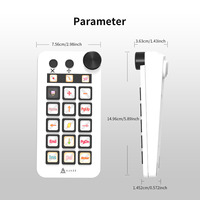 Contrôleur de raccourci de macro de clavier programmable visuel d'Ajazz N1 pour le bureau