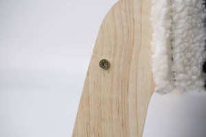 บ้านสัตว์เลี้ยงสีดำขาว ทนทาน เป็นมิตรกับสิ่งแวดล้อม โซฟาสำหรับสัตว์เลี้ยง ทำจากไม้ธรรมชาติอย่างยั่งยืน เตียงนอนแบบเปลญวนสำหรับแมว เหมาะสำหรับสัตว์เลี้ยงขนาดเล็กถึงขนาดกลาง ถอดออกได้ทั้งหมด - Product Image 5