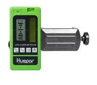 Ricevitore Laser HUEPAR LR-5RG per Livellamento Elettronico di Linee Verticali e Orizzontali con Raggio Verde e Rosso