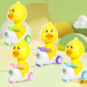 รถของเล่นเด็กแบบกด รุ่นเป็ดเหลืองน้อย ขับเคลื่อนด้วยพลังงาน  ทำจากพลาสติกเป็นมิตรกับสิ่งแวดล้อม - Product Image 1