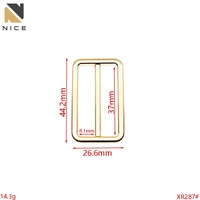 Gesper Geser Logam Grosir Berkualitas Tinggi, Cincin Adjustable untuk Tas Tangan, Konektor Tas Pakaian, Gesper untuk Ransel dan Dompet