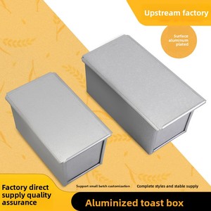 Nueva Molde Rectangular para Pan Tostado, Antiadherente, Apta para Horno, Sin Recubrimiento, de Aluminio, 250g/450g/600g/750g/1000g/1200g - Product Image 3