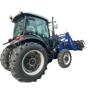 90hp 100hp 110hp 120hp 125hp Farm Tractor With Front Loader Big Tractor With Cabin For Sale