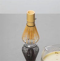 Support à Chasen en Verre Transparent pour Matcha – Traditionnel et Créatif – En Stock