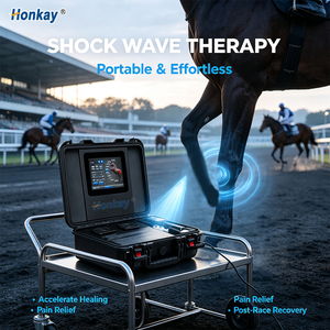 Appareil de thérapie par ondes de choc électromagnétiques OEM, machine de massage par ondes de choc pour la réadaptation des blessures sportives, pour clinique vétérinaire - Product Image 1