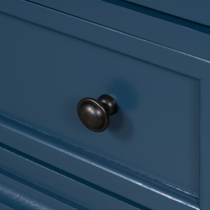 28''Nightstand <b>Pine</b> Wood Veneer Modern Bedside Cabinet 3 Drawers Pull-out Tray Minimalist Sofa Side <b>Table</b> Living Room Furniture - Product Image 6