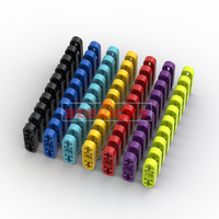 Pièces de construction BEBRICKS Série 6632 Technical Liftarm Thin 1x3 avec trous d'axe, briques de construction pour voitures RC