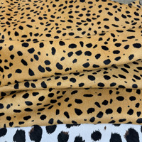 Kulit Sapi Asli Motif Cheetah, Bulu Kuda, Bulu Hewan, dan Motif Leopard untuk Tas Tote, Dompet, dan Sabuk