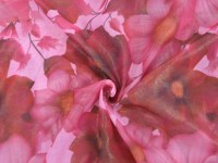 Tissu floral imprimé numérique personnalisé en Poly Ratti/Swiss/Japan Voile avec feuille d'or pour Toub Soudanais, Dirac Somalien, Lafaya