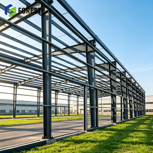 Durable Weather Resistant Pre Engineered Steel Logistics Park Depot Prefabricated Large Clear Span Cargo <b>Hub</b> Facility - Product Image 1