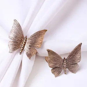 Servilleteros creativos de mariposa para el hogar del hotel y el ajuste de la mesa del restaurante