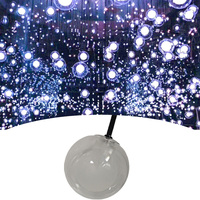 Guirlande lumineuse LED d'extérieur étanche IP65, contrôle DMX512, changement de couleur RVB, design de boule d'étoile dégradée pour DJ, mariage