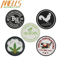 Vêtements tactiques amusants, patchs personnalisés 3D en PVC, patchs tactiques souples en silicone PVC, badges en caoutchouc PVC, étiquettes de logo