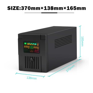 ST1000 lem hiển thị <span class=keywords><strong>1000VA</strong></span> 600W 2pcs pin mô phỏng sóng sin up hiệu quả năng lượng sao lưu cho Mạng & Hệ thống an ninh - Product Image 6