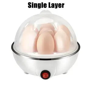 Cuiseur vapeur multifonctionnel double couche 2025 pour maïs et œufs, idéal pour les paresseux à la maison, appareil de petit-déjeuner, cuiseur à œufs - Product Image 5