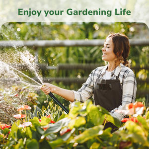 Садовый шланг 5/8 "100 футов, менее извилистый сверхмощный шланг для воды, прочный и гибкий шланг для наружного использования, для мытья автомобилей, для купания домашних животных - Product Image 6