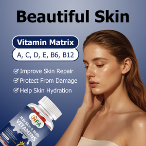 Wholesale Price Hair Skin & Nails Vitamins for Women Gummies with Biotin <b>Supplement</b> Essential for Skin Elasticity Gummies - Product Image 5