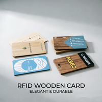 Carte RFID NFC programmable en bois en gros, gravure laser personnalisée du logo, clé de chambre d'hôtel, étiquette intelligente