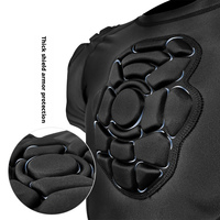 Maillot de Gardien de But Rembourré pour Hommes – Équipement de Protection de Football pour Entraînement – Protection Côtiers pour Football, Basketball, Paintball
