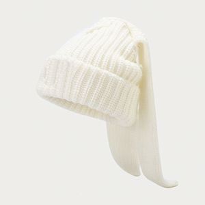 Cute <b>Rabbit</b> Ears Acrylic Street Fashion Women Lady Outdoor Warm Winter Hat Knitted Beanie Hats With Long Ears - Product Image 3