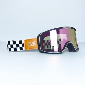 ヴィンテージオートバイゴーグル男性用スパンデックス/コットン素材 PC フレーム屋外ライディング防風風防インスピレーションハーレー FBFU - Product Image 6