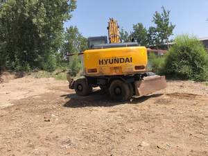 Excavadora de ruedas de segunda mano, excavadora de movimiento de tierras HYUNDAI 210W-7 210W-9 - Product Image 5