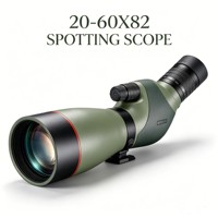 Nouvelle vente en gros 2025, longue-vue haute puissance 20-60X82 ED à lentille achromatique, observation d'oiseaux et prise de photos claires, télescope d'extérieur