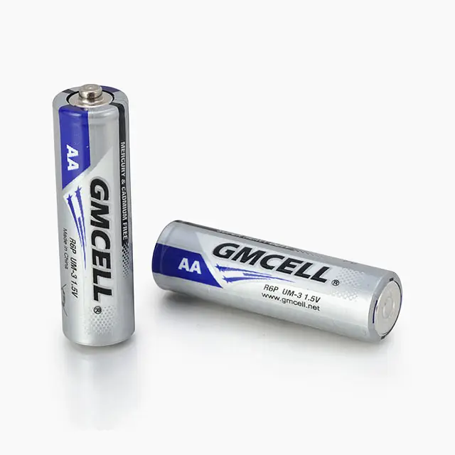 GMCELL 2023 R6p UM3 1.5V Piles primaires AA Super Heavy Duty Dry Carbon Zinc Battery