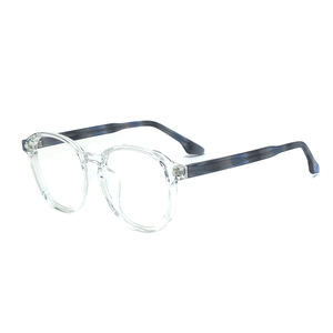 Visualmate Wholesale Retro Eyeglasses TR90 <strong>Blue</strong> Spectacles Vintage Optical Fashionable Manufacturer Glasses - Product Image 4