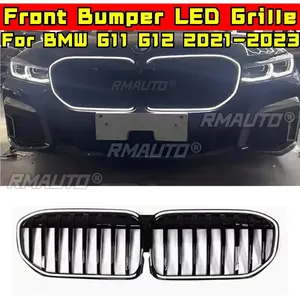 Grille de pare-chocs LED pour BMW Série 7 G11 G12 2021-2023, grille de course avant, pièce extérieure, accessoires de voiture - Product Image 1