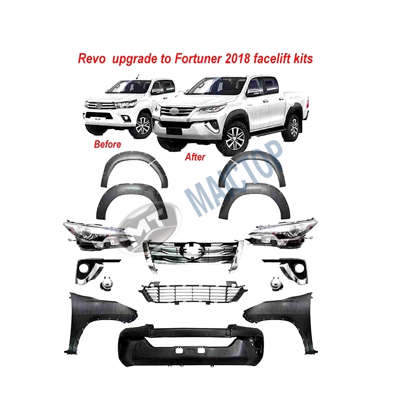 MAICTOP автомобильные аксессуары комплект кузова для hilux revo 2015 restyle to fortuner 2017 модель заводская цена
