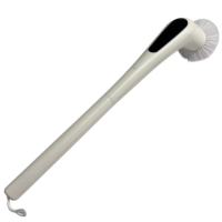 Brosse de nettoyage électrique sans fil CE étanche 5V 2A blanche pour usage domestique, brosse rotative électronique à main avec long manche