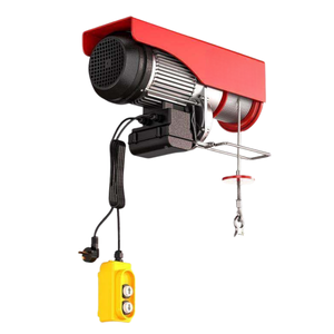 高品質ポータブルリフティングワイヤーロープミニ電動ホイスト500kg電動ウインチ単相電動ホイスト家庭用ワークショップ向け - Product Image 2