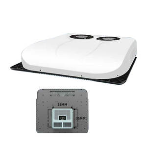 Aire Acondicionado de Techo DC de 12V 24V con Doble Ventilador de Alta Refrigeración para Autocaravanas, Camiones, Autobuses y Vehículos Eléctricos - Product Image 1