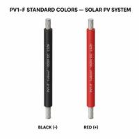 PV1-F TÜV Solar PV-Kabel 2,5 4 6 mm² Einadrig DC 1,0kV Halogenfrei Wetter- und Ozon-UV-Beständig für Photovoltaik-Systeme und Dächer
